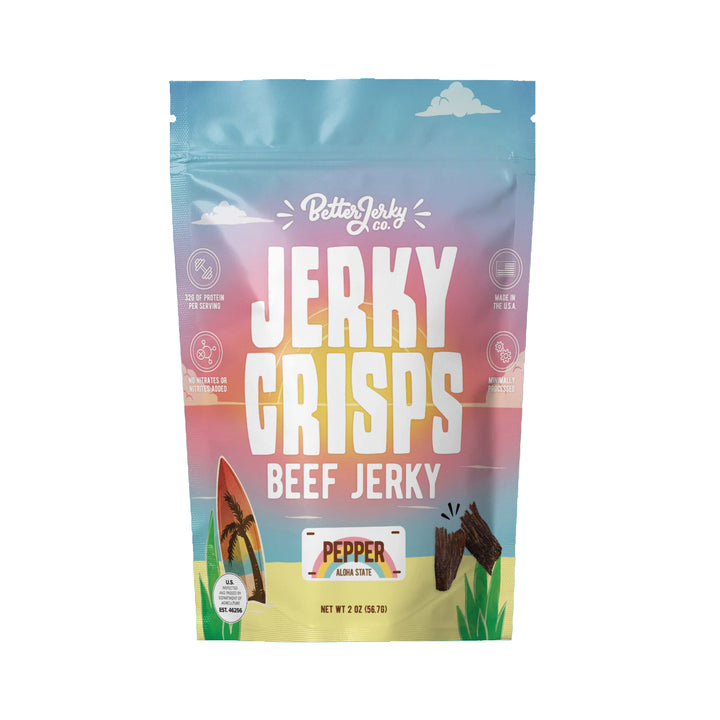 Hawaiian Style Pepper Crispy Beef Jerky: Best Beef Jerky