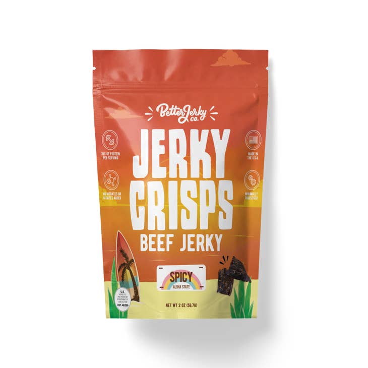 Hawaiian Style Spicy Crispy Beef Jerky: Hawaiian Beef Jerky