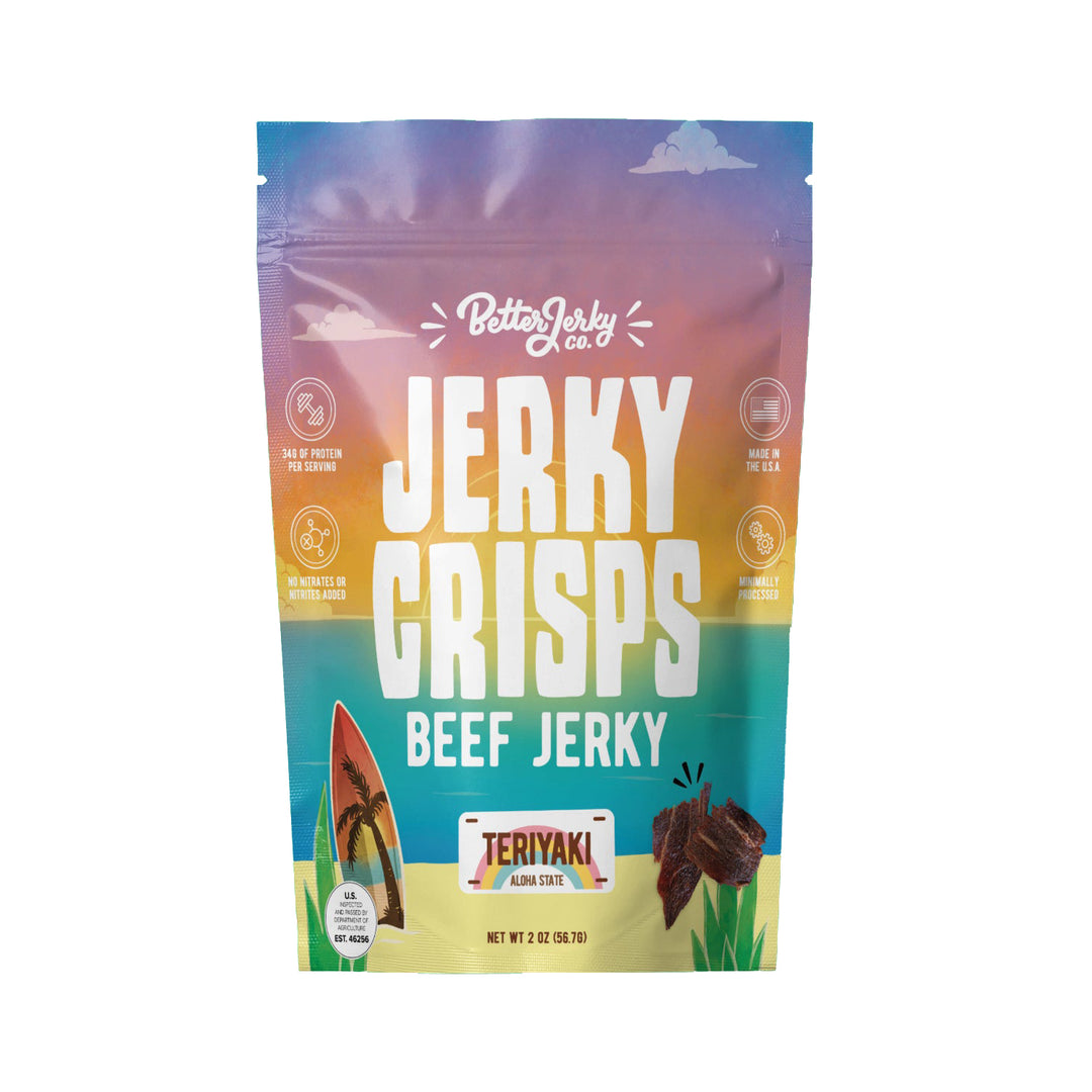 Hawaiian Style Teriyaki Crispy Beef Jerky: Beef Jerky