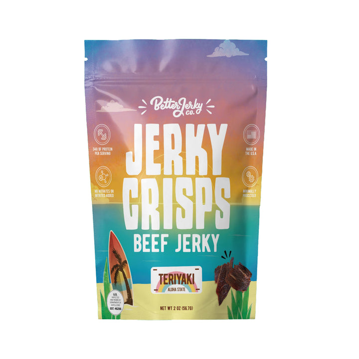 Hawaiian Style Teriyaki Crispy Beef Jerky: Beef Jerky