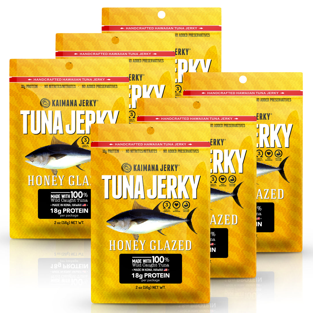Honey Glazed Ahi Tuna Jerky: High Protein Snacks