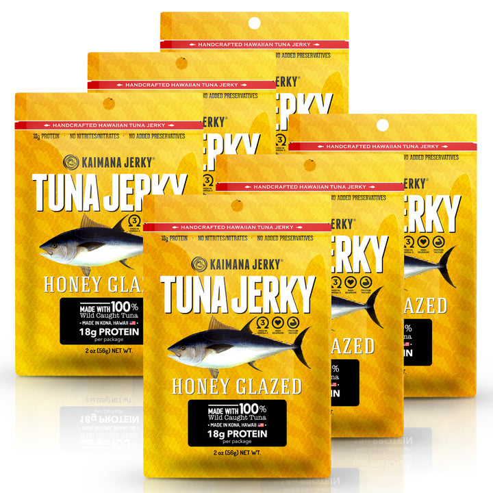Honey Glazed Ahi Tuna Jerky: High Protein Snacks