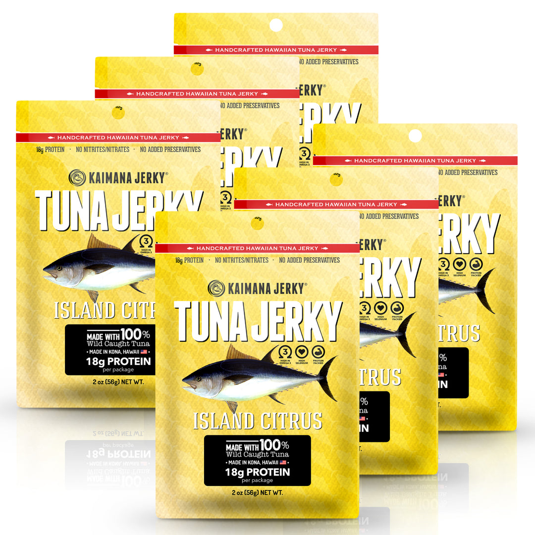 Lemon Salt Ahi Tuna Jerky: Best Fish Jerky