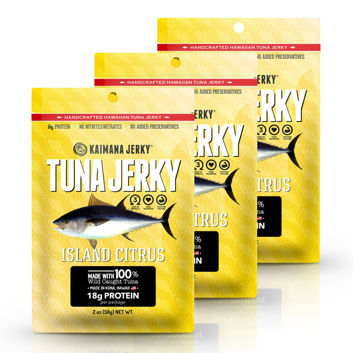 Lemon Salt Ahi Tuna Jerky