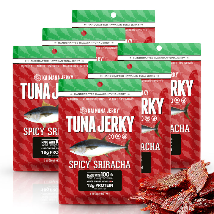 Spicy Sriracha Ahi Tuna Jerky