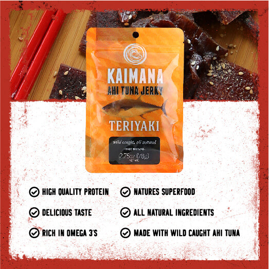 Teriyaki Ahi Tuna Jerky