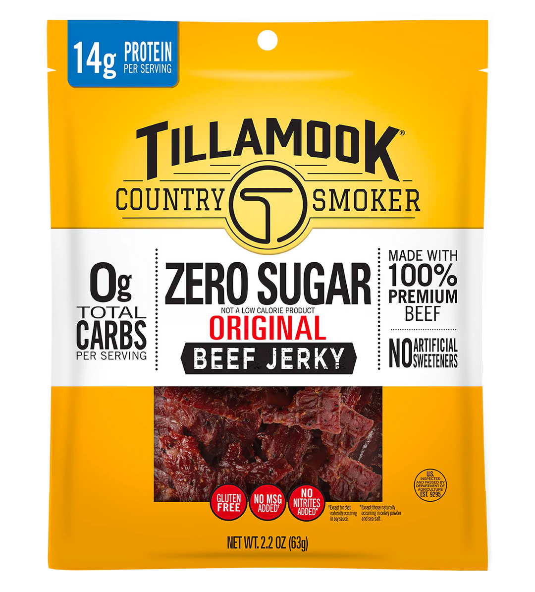 Tillamook Zero Sugar Original Beef Jerky